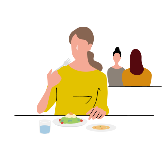 食に関する仕事を目指す人