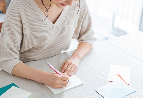 手紙や書類作成